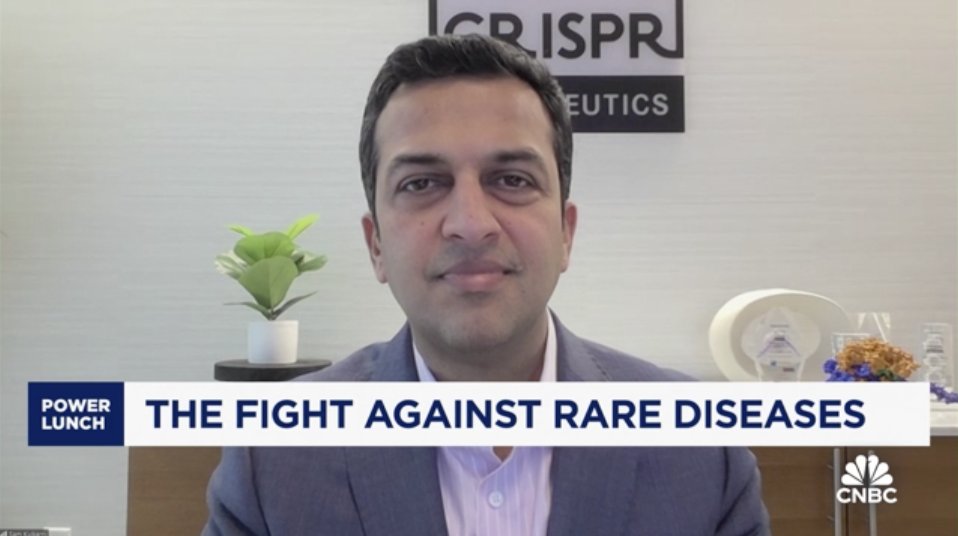 On #RareDiseaseDay, our CEO Dr. Samarth Kulkarni @CrisprSam joined CNBC’s Power Lunch discussing the science of gene editing and opportunities to efficiently scale the use of #CRISPR technology for a range of serious diseases. Watch here: bit.ly/48KgJhg