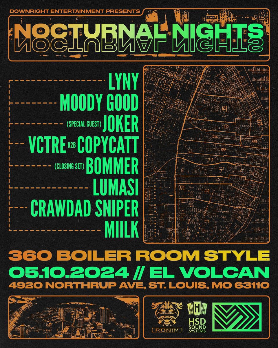 Nocturnal Fam, we have more 360 shenanigans in store for you. start stretching. ✨