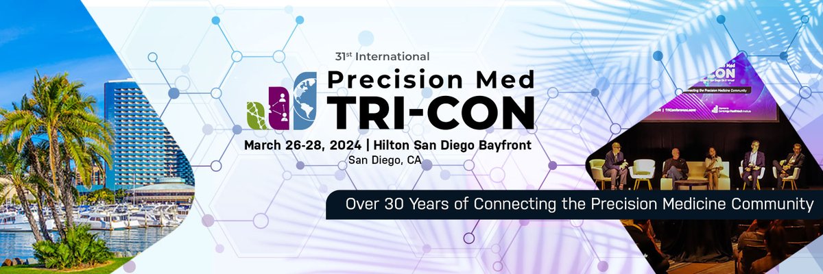 New savings for #TRICON! Use discount code TRI300 for $300 off. Attend customized programs on #PrecisionMedicine and #ArtificialIntelligence. Sign up to attend in-person in San Diego or virtually this March 26-28 - only 2 weeks away! triconference.com/?utm_source=tw…