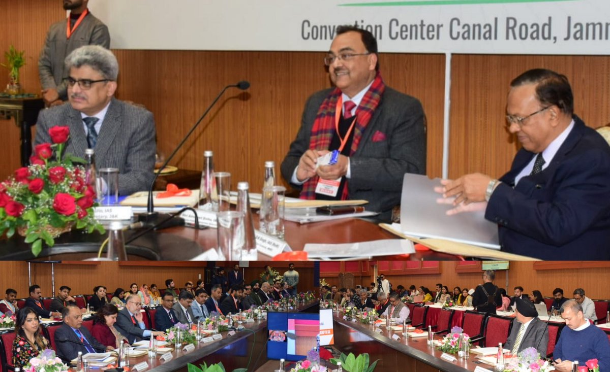 Chief Secretary, Sh. Atal Dulloo addressed a 2-day conference of experts on the theme ‘Accelerating Employment avenues through Entrepreneurship in J&K: contemplated to create a feasible and enabling ecosystem for giving rise to over 50,000 success stories of entrepreneurship in