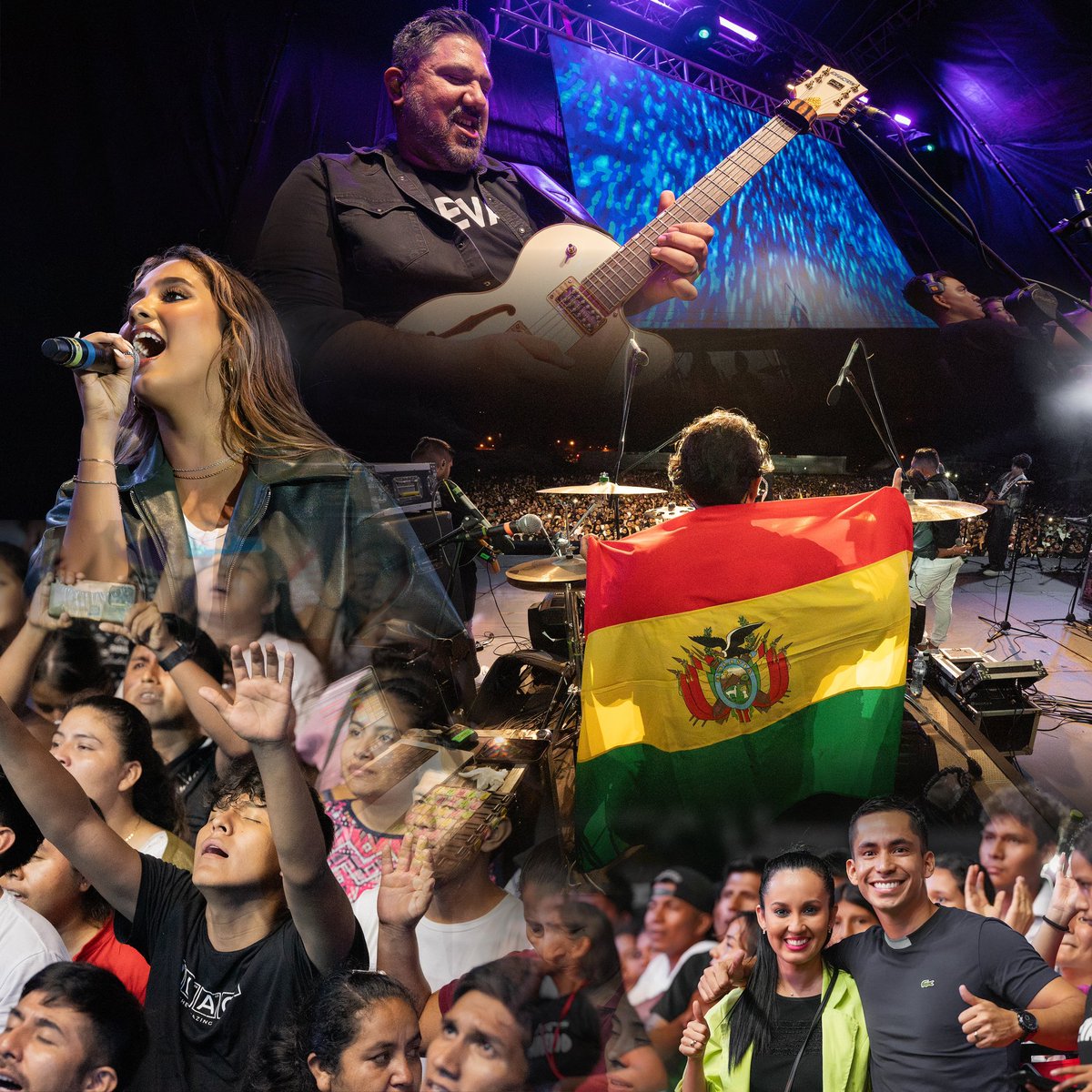 SANTA CRUZ BOLIVIA 🇧🇴 Inolvidable tiempo el que Dios nos permitió vivir junto a ustedes; una generación imparable y sedienta por la presencia de Dios, una noche de gozo, libertad y salvación . #mielsanmarcos