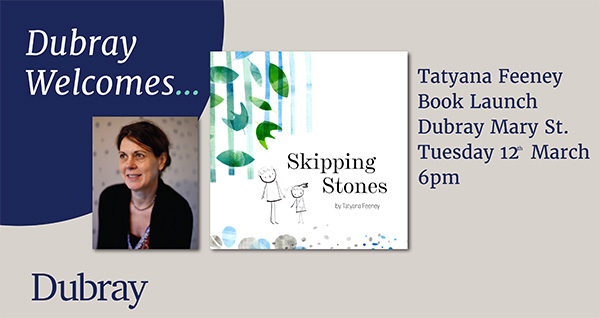 Dubray (@dubraybooks) on Twitter photo #DubrayBookLaunch
We are delighted to welcome <a href="/TatyanaFeeney/">Tatyana Feeney</a> to our #DubrayMarySt shop for the launch of #SkippingStones.
Taking place tomorrow from 6pm onwards. We hope to see you there :) #DubrayBookLaunch
We are delighted to welcome <a href="/TatyanaFeeney/">Tatyana Feeney</a> to our #DubrayMarySt shop for the launch of #SkippingStones.
Taking place tomorrow from 6pm onwards. We hope to see you there :)