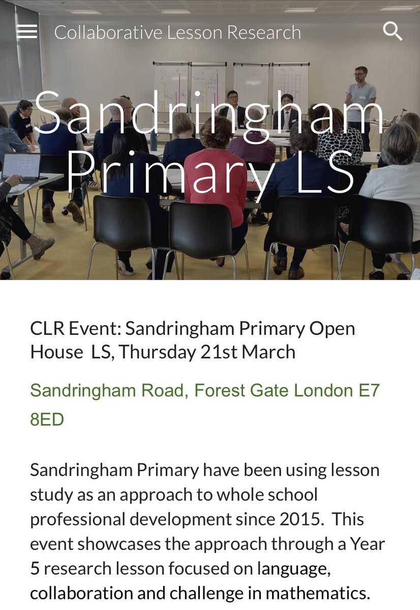 Collab_LR's tweet image. Only 14 spaces available… mathematics lesson study at Sandringham primary school. On 31st March. Details below. 👇🏽 @DrDudley13 @RuthTrundley @mattlewis73 @sarahseleznyov @CathGripton @lessonstudyuk @ATMMathematics @Mathematical_A @MathsHubs