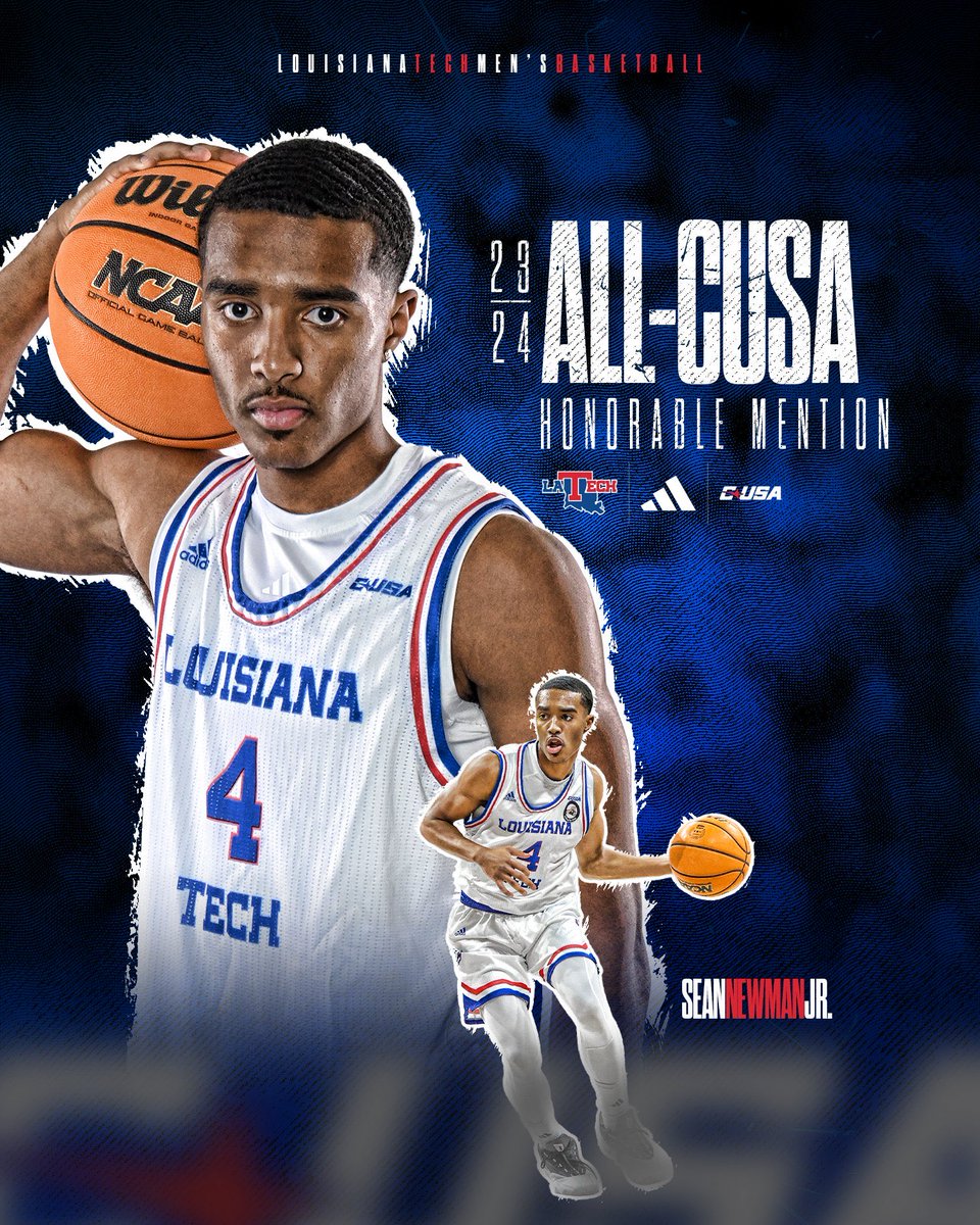Congrats to former Hornet Sean Newman, Jr. on his Honorable Mention All-Conference USA selection. Sean averaged 7.2 points per game and a conference-leading 5.2 assists per game. The 2023 State Champ finished 2nd in C-USA with a 2.2 assist to turnover ratio. #NextLevelHornets