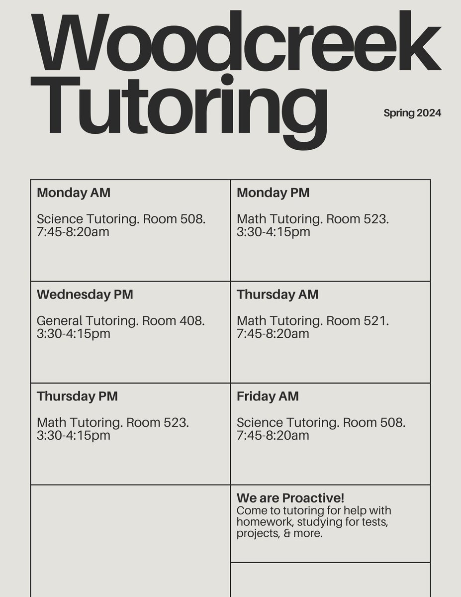 FREE Tutoring! Midterms are THIS Thursday (3/14) & Friday (3/15).