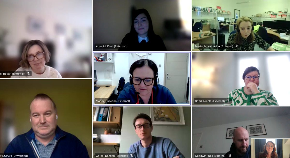 Siobhán O'Neill (she/her) (@profsiobhanon) on Twitter photo 1/2 Many thanks to the <a href="/RCPCHIreland/">RCPCHIreland</a> for meeting with me today.
They described an escalation in serious illness, incl. Eating Disorders, & an intolerable situation where they are unable to access mental health services for the many young people in crisis, who present at the ED 1/2 Many thanks to the <a href="/RCPCHIreland/">RCPCHIreland</a> for meeting with me today.
They described an escalation in serious illness, incl. Eating Disorders, & an intolerable situation where they are unable to access mental health services for the many young people in crisis, who present at the ED