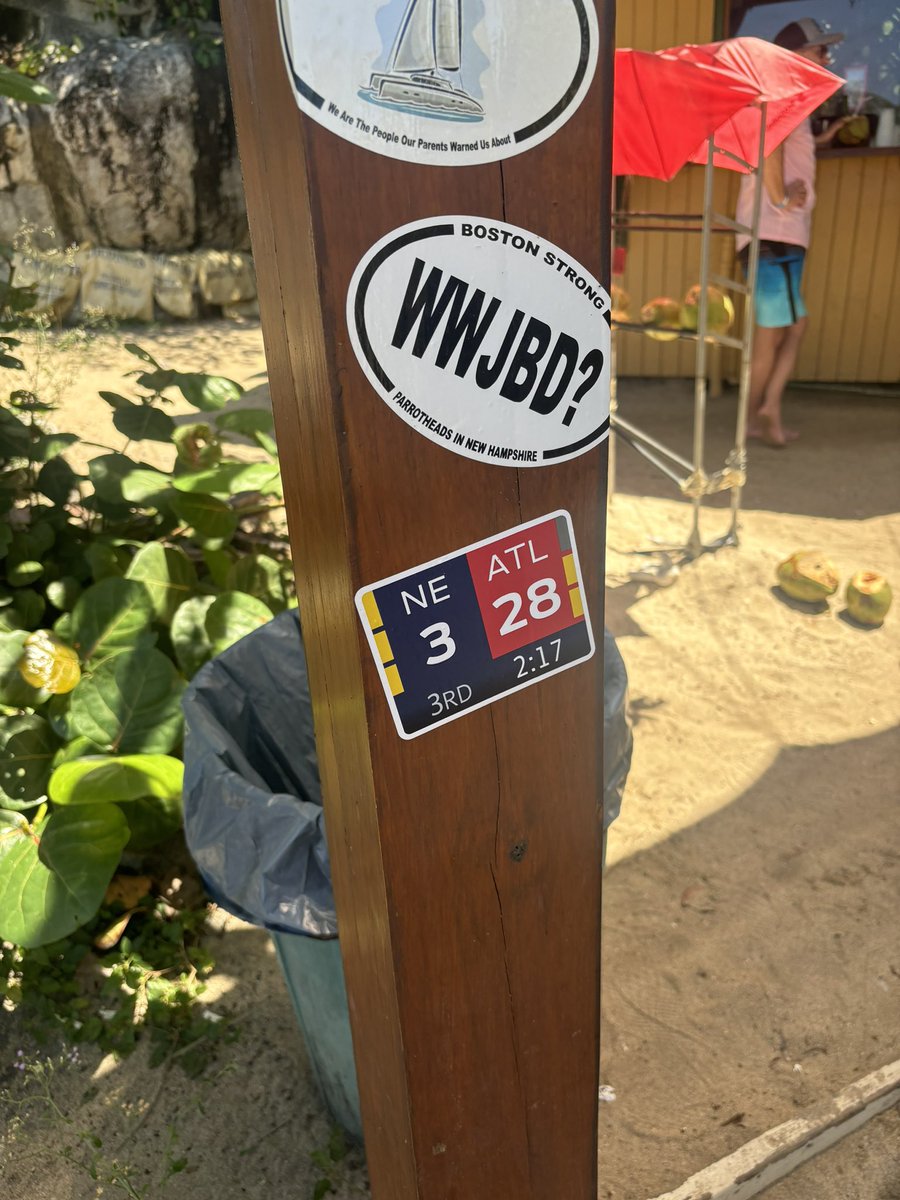 I'm at a little beach dive in the British Virgin Islands.... and I see this.. ugh