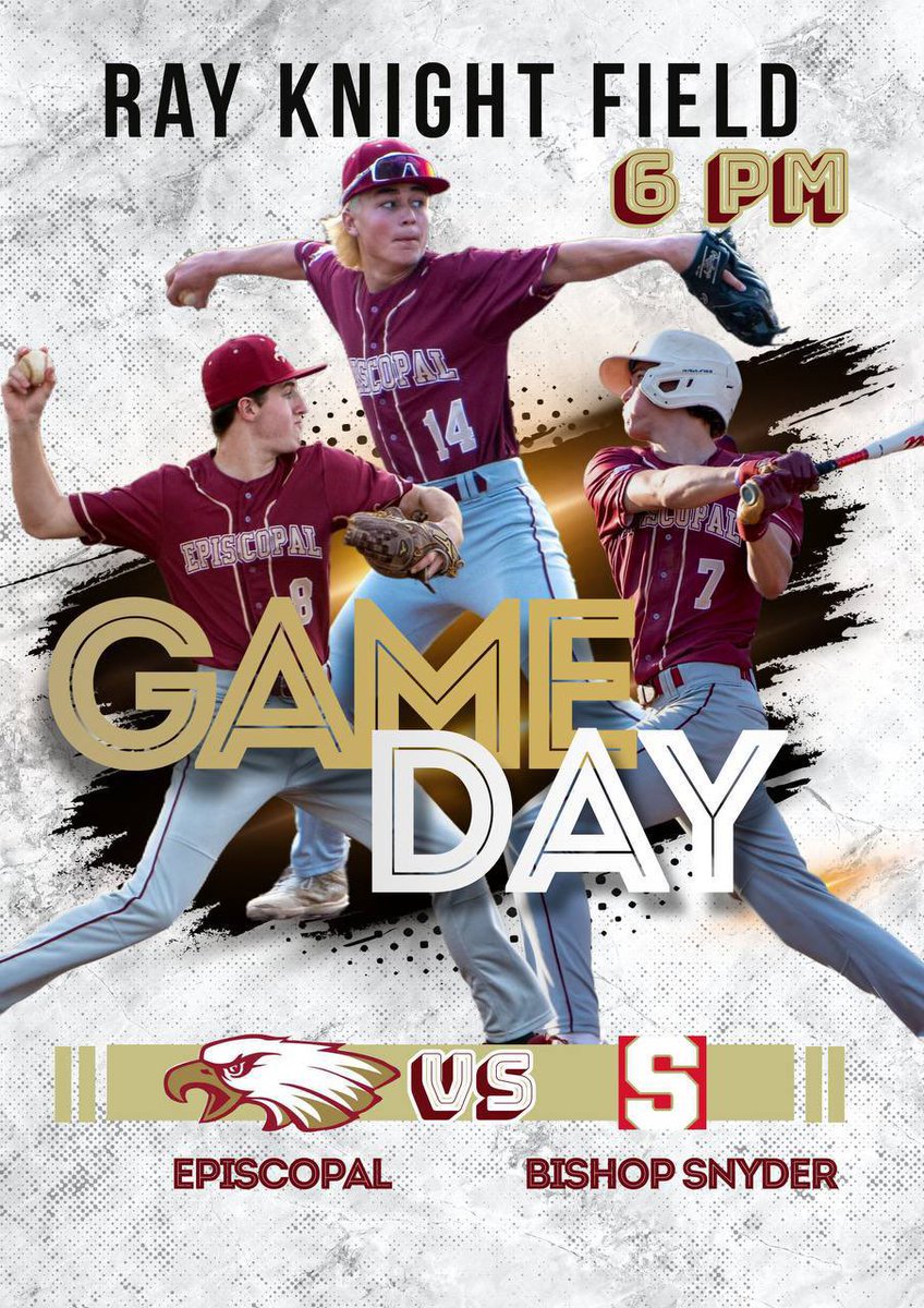 Spring Break &amp; Gameday. Tonight we host Bishop Snyder. First pitch @ 6 PM

#Finish