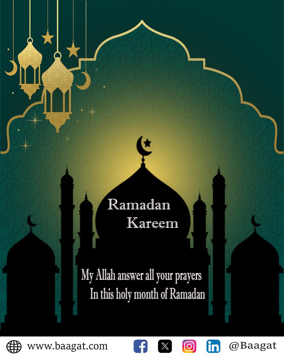 baagat1's tweet photo. May the blessings of Allah shower upon all our #customers, #friends, #colleagues, and #partners  during this sacred month of #Ramadan, granting the fulfillment of your #prayers  and illuminating your lives with #peace, #prosperity, and #joy 

#ramdankareem #turkiye #africa #asia https://t.co/l2gVU1EjCz