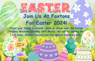 Book soon for an Easter family treat!