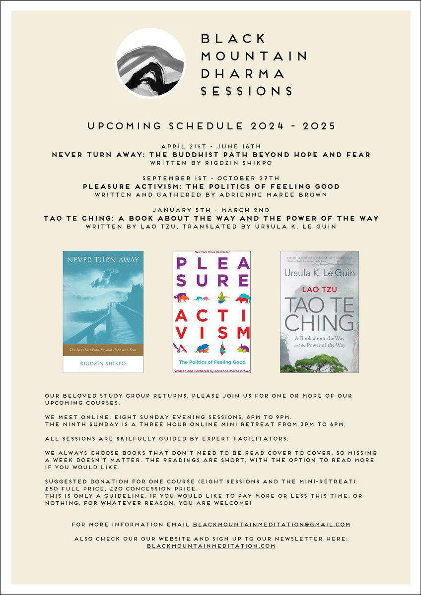 Dharma Study Groups into next year ⛩️🪸🪐