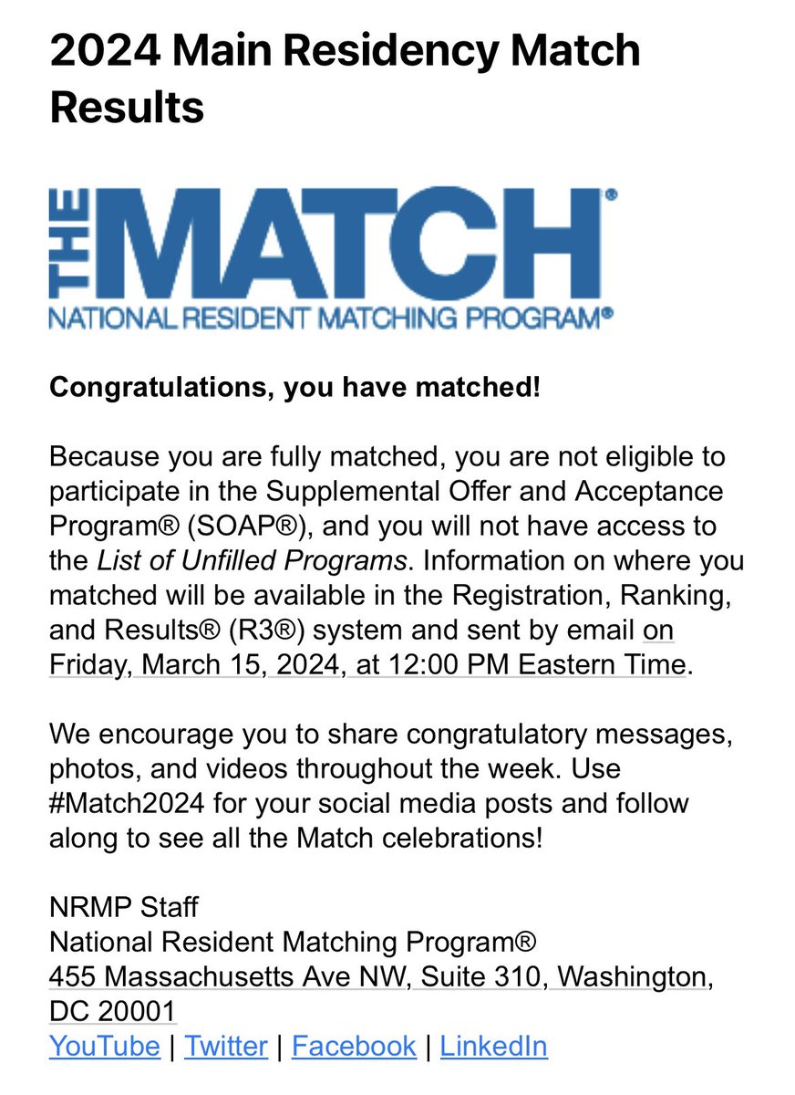 Matched!! 🥳
🔜 pathology resident 🔬

@TheNRMP #Match2024 #pathmatch24 #PathTwitter  #pathtopath