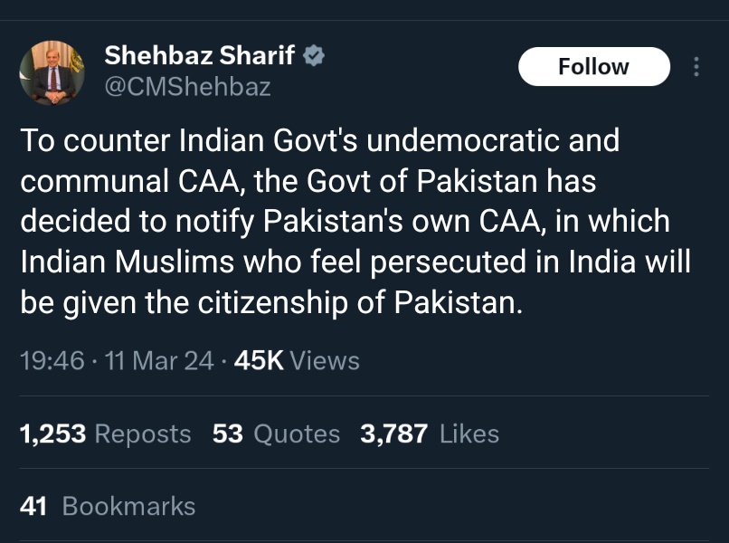 For The First Time I Agree With Any Decision Of Pakistan Prime Minister. #CAARules #citizenamendmentact