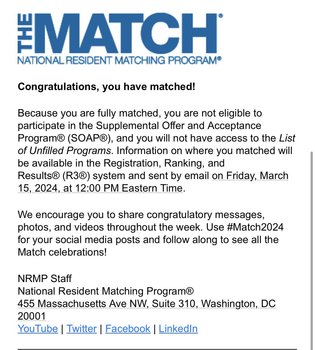 SeraphinaChoi's tweet photo. I’m gonna be a radiation oncologist 🎉 #match2024 https://t.co/3UjuY9ewfr
