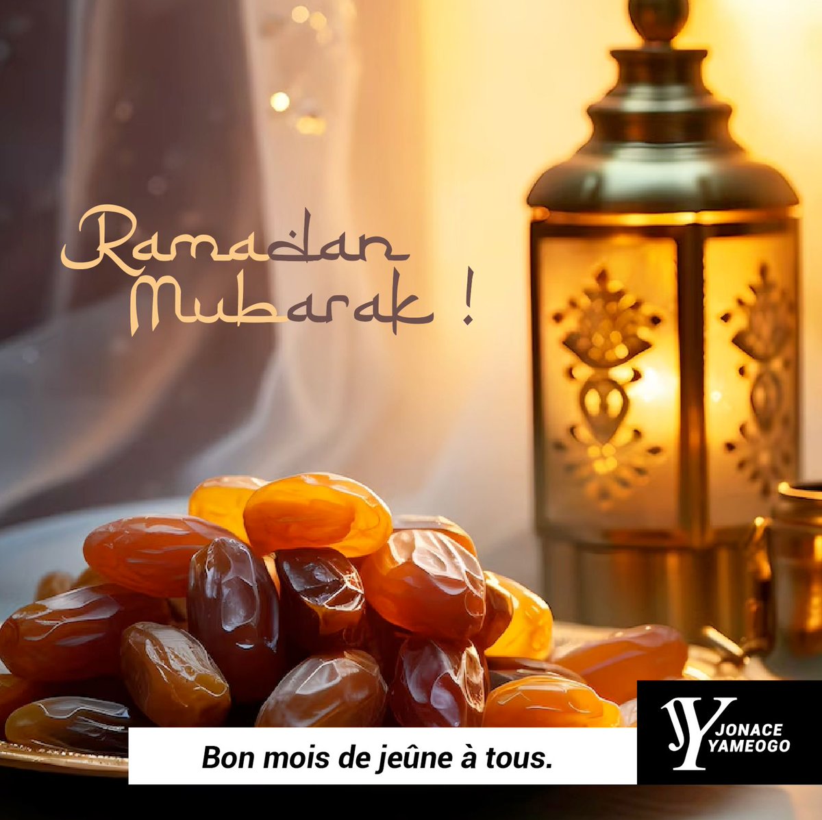 Jonaceyameogo's tweet photo. Bon mois de jeûne à toute la communauté Musulmane.

#Ramadan https://t.co/YzXbXs23Ke