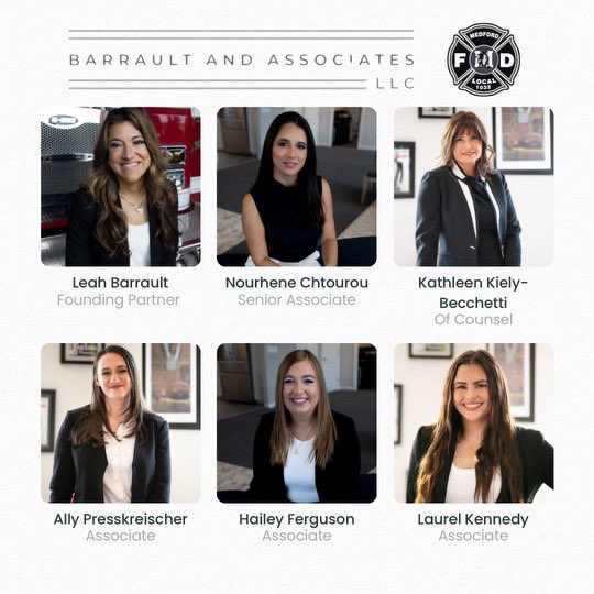 As we celebrate Women's History Month this March, Medford Firefighters Local 1032 is proud to recognize the remarkable contributions of Barrault and Associates, a group of fierce advocates for labor rights. These women have not only made history but continue to shape it through