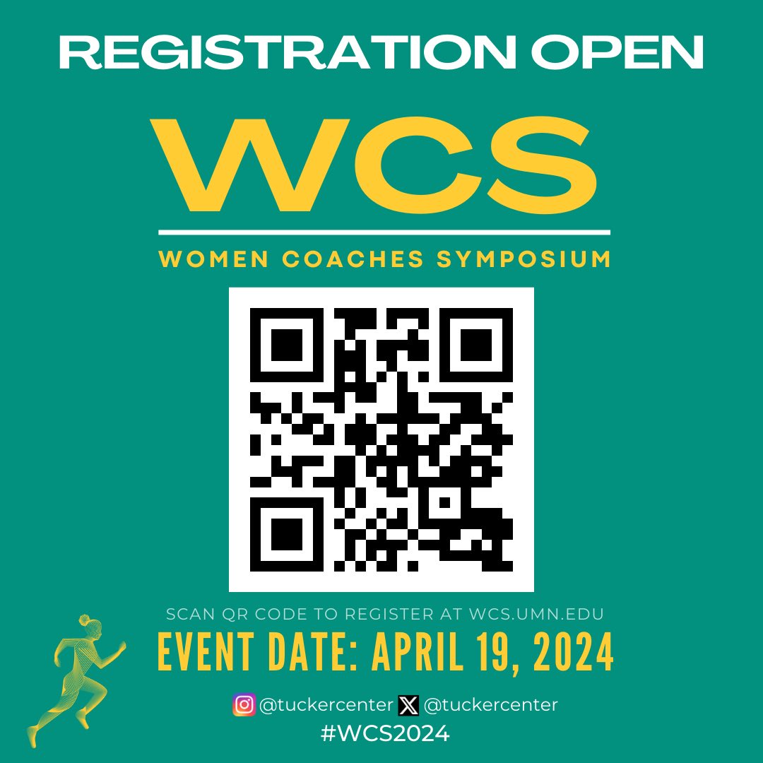 Happy Monday! We are thrilled to announce that Dr. Erin Ayala will be speaking at our 2024 Women Coaches Symposium. Don’t forget to register at WCS.UMN.EDU