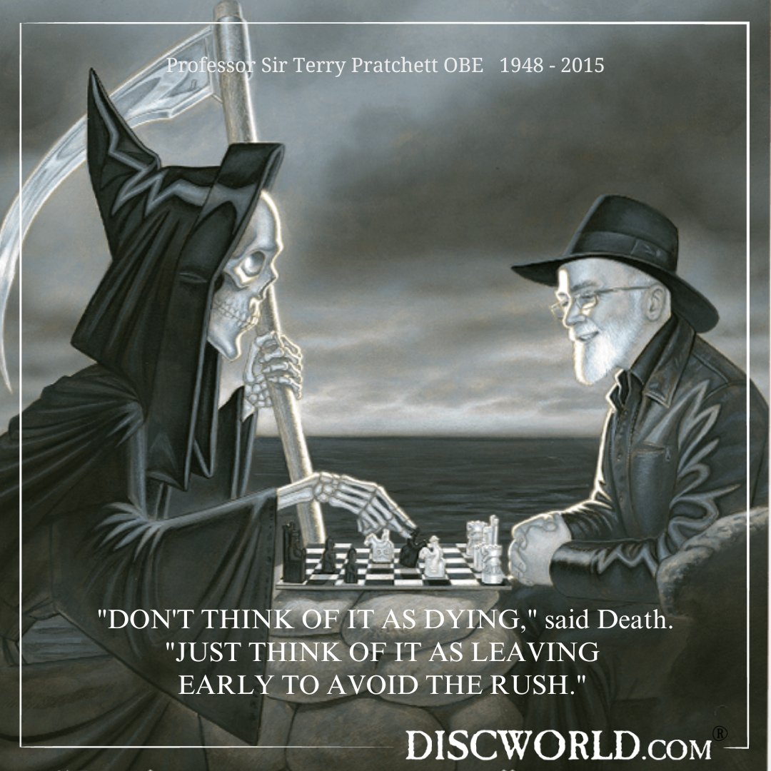 Always in our thoughts. Remembering Terry today and always. #TerryPratchett