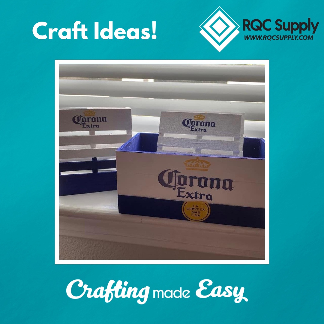Looking for some fun craft ideas for your week? It's #CraftyMonday time! 🤗 Check out these DIY Corona crates! 

Let us know in the comments below if you try making them!

.⁠
#RQCSupply #crafting #diy #craftideas #craftingmadeeasy #easydiy