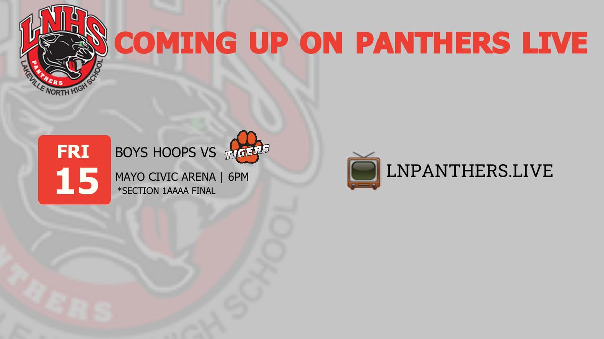 LnPanthers_live's tweet image. .@LNHoopsOx look to punch their ticket to a second straight State Tourney! Catch Friday night's Section Final from Rochester streaming on Panthers Live: 🏀 📺 ❗️👀