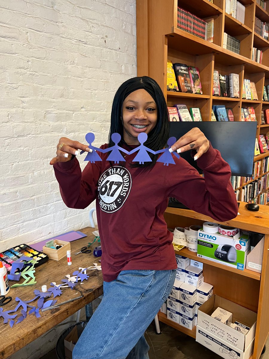 Big shoutout to A'tevia, one of our youth, for lending a hand with sprucing up our store's main display table for Women's History Month! It's awesome to see our youth diving into celebrating women's achievements across time💪👩‍🎨 #YouthEmpowerment #WomensHistoryMonth