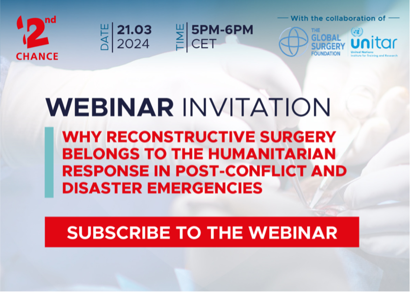 What is the role of surgical care after crises? Join us for an online discussion on the integration of reconstructive surgery into post-emergency planning. 📆 Date: March 21 🕔 Time: 5 PM CET 👉 Register: us06web.zoom.us/meeting/regist… See you there.