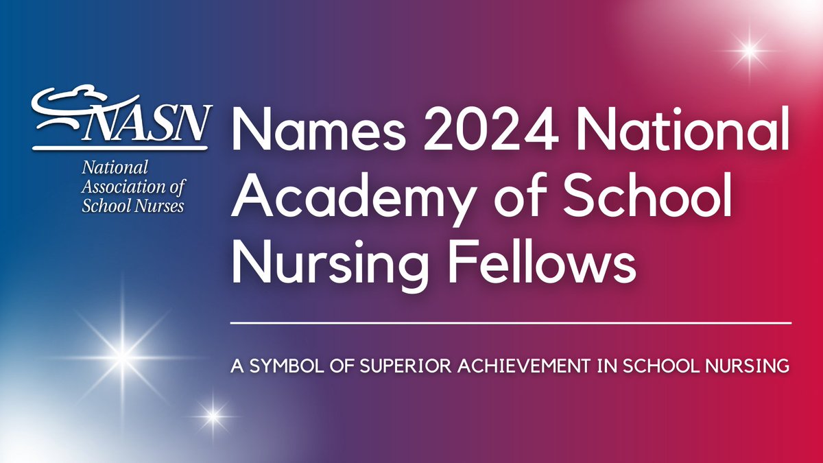 schoolnurses's tweet image. Congratulations to the 2024 National Academy of School Nursing Fellows and valued partners named Honorary Fellows! Learn more: ow.ly/7Iwt50QQniZ
#schoolnurses #schoolnursing #nurseleaders #schoolhealth #studenthealth #NASN2024