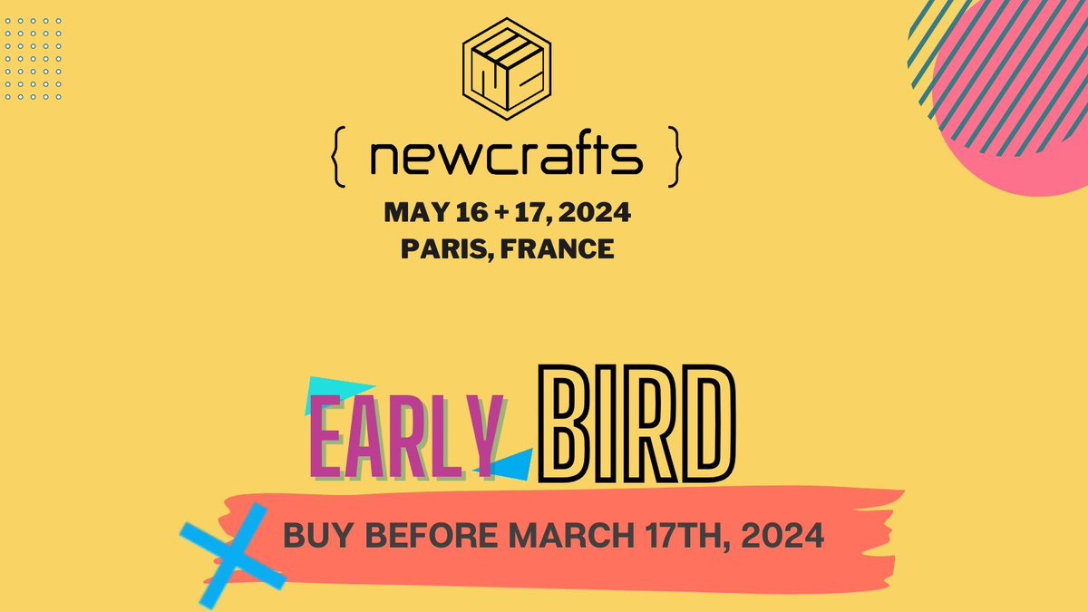 ⏰  This is the last week to order your Early Bird tickets: order before Sunday to get your access to our Conference: buff.ly/3Ie1Eto