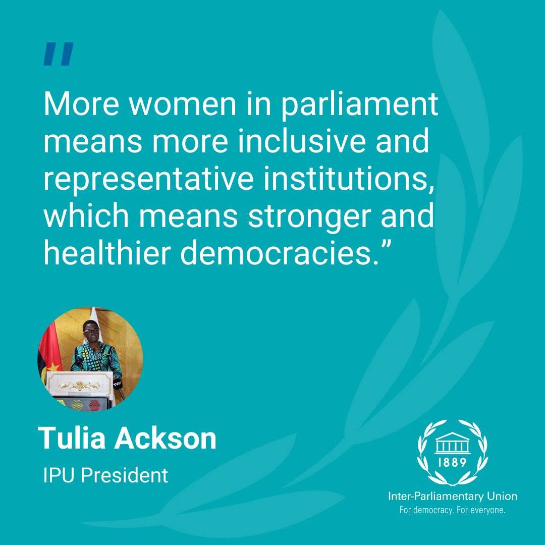 To mark last week's #IWD2024, and on behalf of @IPUparliament I want to urge a redoubling of our efforts to build a world where every woman and girl can fulfil her full potential and contribute her talents to society. Read my #IWD statement for 2024 ➡️ipu.org/PIWD24