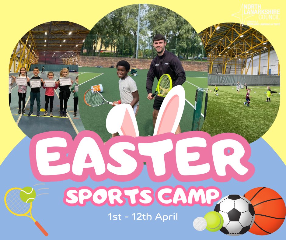 Day bookings now open! 

Not long now until the Easter holidays, and spaces in our Easter Sports Camps are filling up fast, so be quick to secure your space! 

Find out more - activenl.co.uk/easter-camps