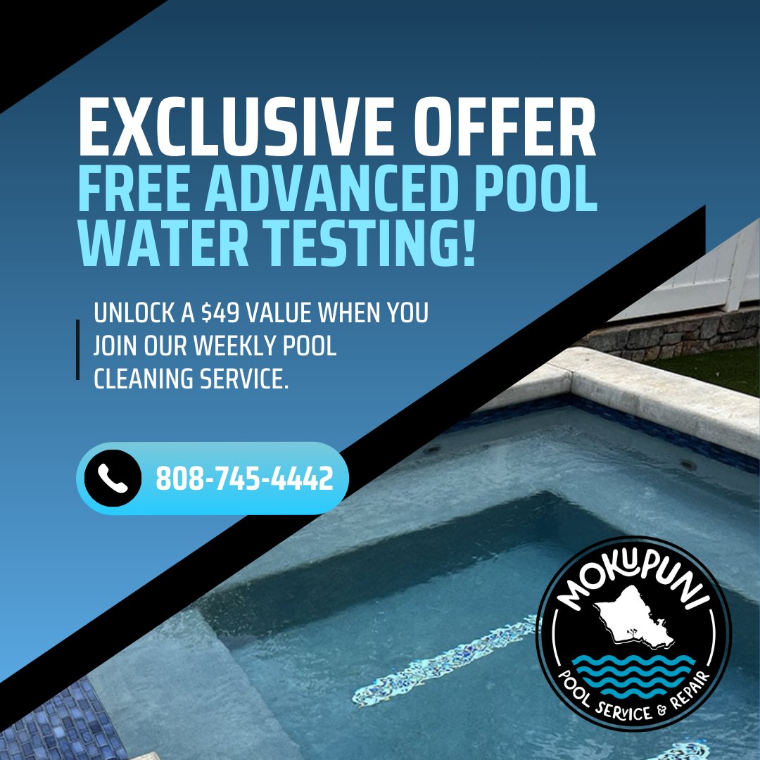 Get the best pool experience with our unmatched professionalism and unbeatable rates! Check out our exclusive deals tailored for #Oahu homeowners!
.
Call 👉 808-745-4442
.
#poolmaintenance #poolcleaning #aloha #vibes #poolcleaners #pool #pools #poolrepair #Honolulu #MokupuniPools
