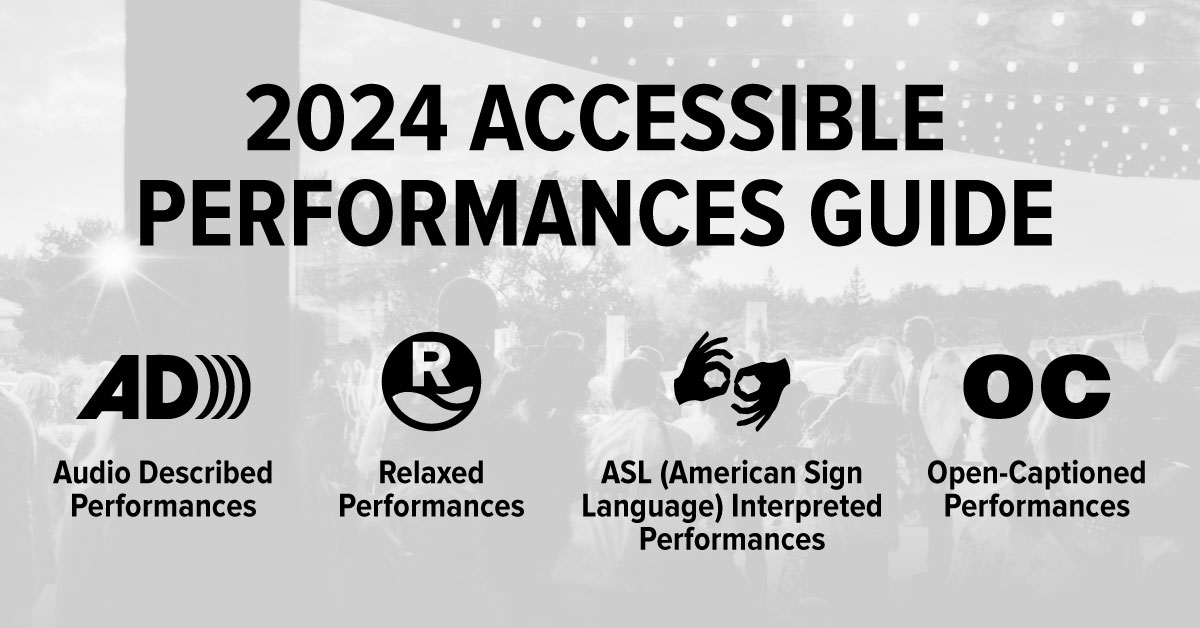 Here are some of the types of services do we offer in order to make our spaces more accessible! ➡️ Audio Described Performances ➡️ Relaxed Performances ➡️ ASL (American Sign Language) Interpreted Performances ➡️ Open Captioned Performances Learn more 👇 ow.ly/EZGO50QGmQR