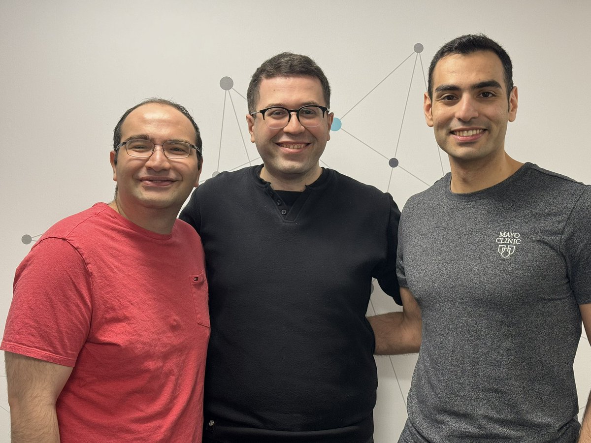 MayoAILab (@mayoailab) on Twitter photo 🎊Amazing day for our lab!🎊
Proud to announce that three of our fellows got matched in diagnostic #Radiology residency this year.
🎉Congrats, future radiologists, <a href="/PRouzrokh/">Pouria Rouzrokh, MD</a>, <a href="/ShahriarFaghani/">Shahriar Faghani MD</a>, and @khosravi_bardia! 🎊Amazing day for our lab!🎊
Proud to announce that three of our fellows got matched in diagnostic #Radiology residency this year.
🎉Congrats, future radiologists, <a href="/PRouzrokh/">Pouria Rouzrokh, MD</a>, <a href="/ShahriarFaghani/">Shahriar Faghani MD</a>, and @khosravi_bardia!