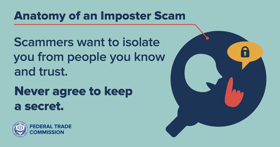 #ProtectingtheHerd #InvestmentScam #ImposterScam

consumer.ftc.gov/consumer-alert…
