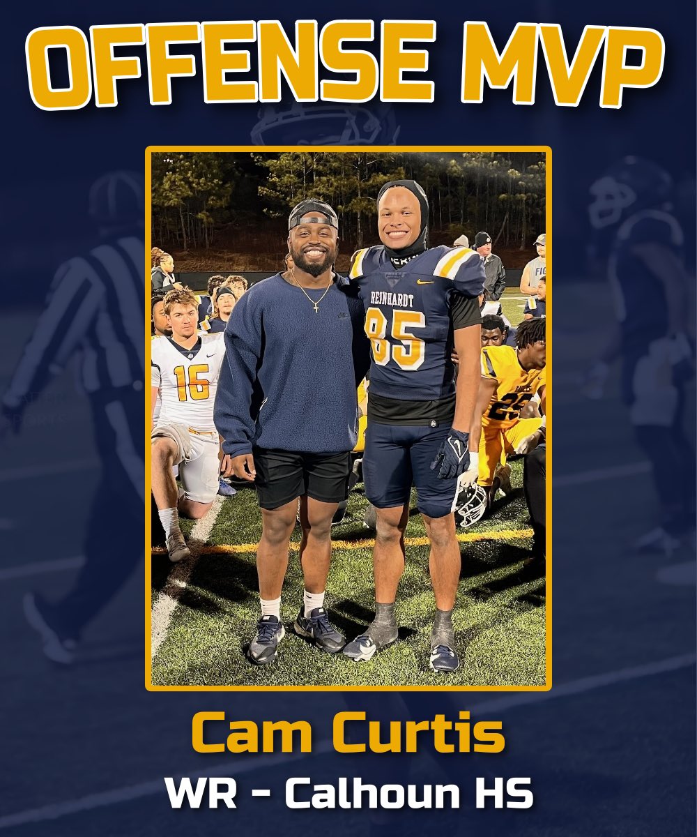 “You can motivate by fear, and you can motivate by reward. But both those methods are only temporary. The only lasting thing is self-motivation” Congratulations Cam Curtis on being selected as “Offensive MVP” for the Spring season.