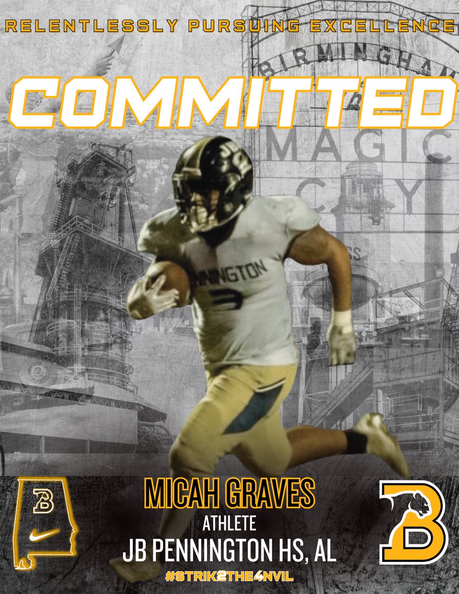 BSC Football (@bscfootball) on Twitter photo Another great in-state addition to the Panther O; welcome <a href="/micah_graves10/">Micah Graves</a>
#Strik2the4nvil | #Excellence Another great in-state addition to the Panther O; welcome <a href="/micah_graves10/">Micah Graves</a>
#Strik2the4nvil | #Excellence