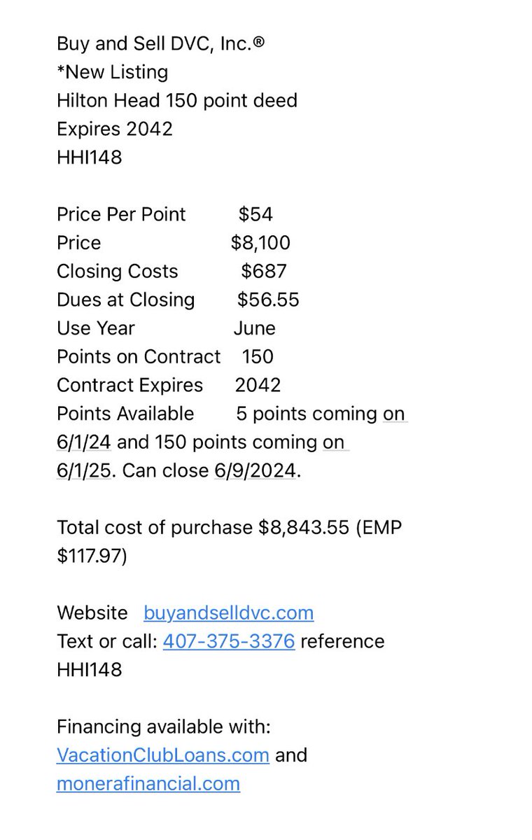 #HiltonHead                          #NewListings                                                                                             #DVC #DisneyVacationClub #wdw