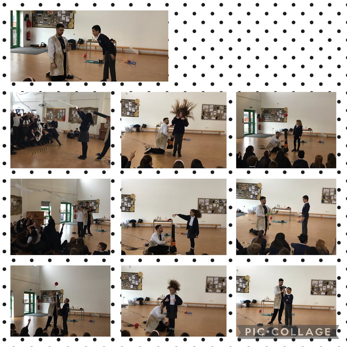 Today, as part of British Science Week, Year 5/6 took part in a ‘Silly Science’ workshop and WOW it was so much fun! The children learnt all about many areas of science involving chemical reactions, thrust, pressure, air resistance and even explosions!