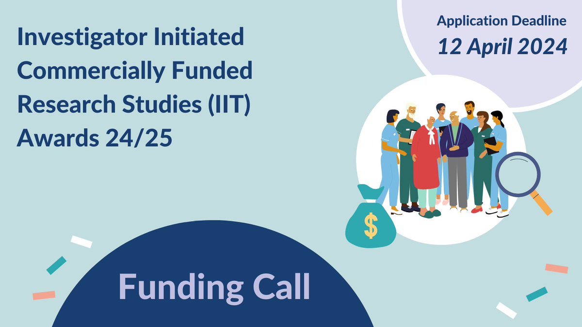 Interested in developing Investigator Initiated Trials and achieving Clinical Research Network Portfolio status? The IIT Award funding is still open until 12 April 📢 Apply now👇🏻 smartsurvey.co.uk/s/IITAwards242… @NIHRCRN_yorks @LaurenTough2 @MedConnectNorth @HyderMedTech @digi_tall_cs