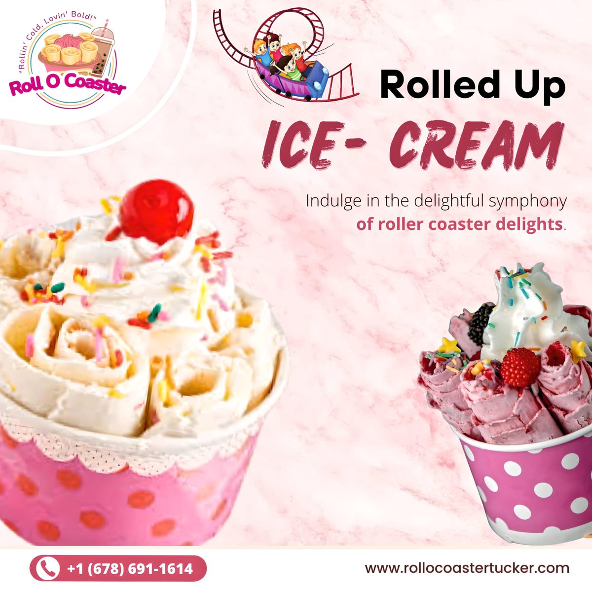 roll_O_coaster's tweet photo. Rolling into flavor town with our specialty ice cream! 🍦 Experience the sweetest twists! 😋 

https://t.co/lK7sDo1g4q

#SweetTreats #YumYum #RollOCosterCafe #ICECREAMS #MILKSHAKES #BOBAMILKDELIGHTS #FRESHJUICES #FRESHandPUREJUICES  #Tucker #Georgia #Atlanta #ComingSoon #usa https://t.co/Q3ztxqtUY0