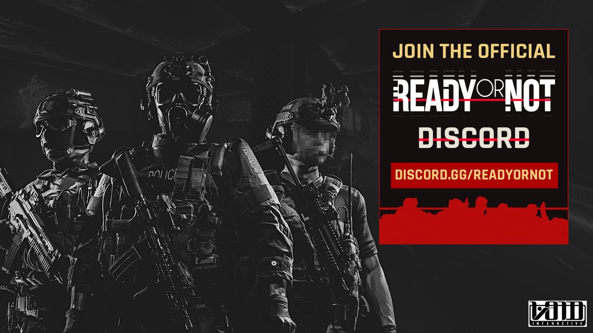 Looking for all active and new recruits to make their way to the Ready or Not Discord server for training. Check it out: bit.ly/3RnfIot