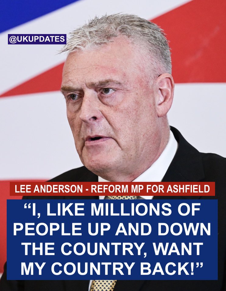 Do you support Lee Anderson? Yes or No?