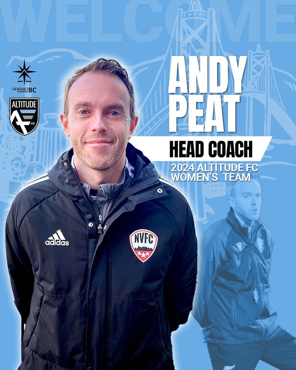 We’re pleased to welcome Andrew Peat as head coach of our 2024 women’s team. Andy has a wealth of experience attending 6 FIFA World Cups, 1 Olympic Games, 2 Pan American Games as technical staff and 4 years Professional Experience as technical staff with the @whitecapsfc.