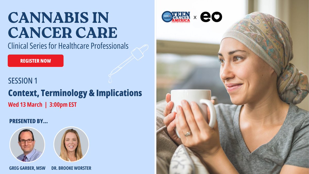Join us and @eocare_ on Wed. 3/13 to explore the sociopolitical backdrop of cannabis, understand key terminology and the endocannabinoid system, and examine its risks, myths, and applications in treatments like anxiety, pain, and nausea. Register: us02web.zoom.us/meeting/regist… #ayacsm