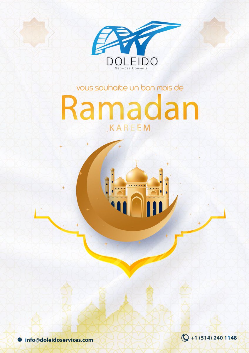 doleidoServices's tweet photo. @doleidoServices souhaites à tous et toutes un bon mois de ramadan.

#DéclarationsImpots 
#Fiscalité #Comptabilité #Entreprise

📸 @AkajiAAA https://t.co/1E1skOtcvR