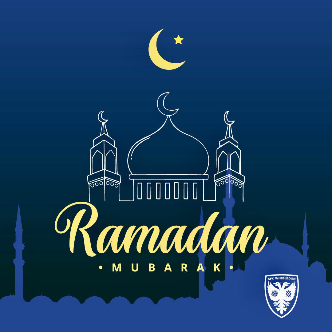 Ramadan Mubarak to our supporters celebrating across the world! ☪️ #AFCW | #Ramadan 🟡🔵
