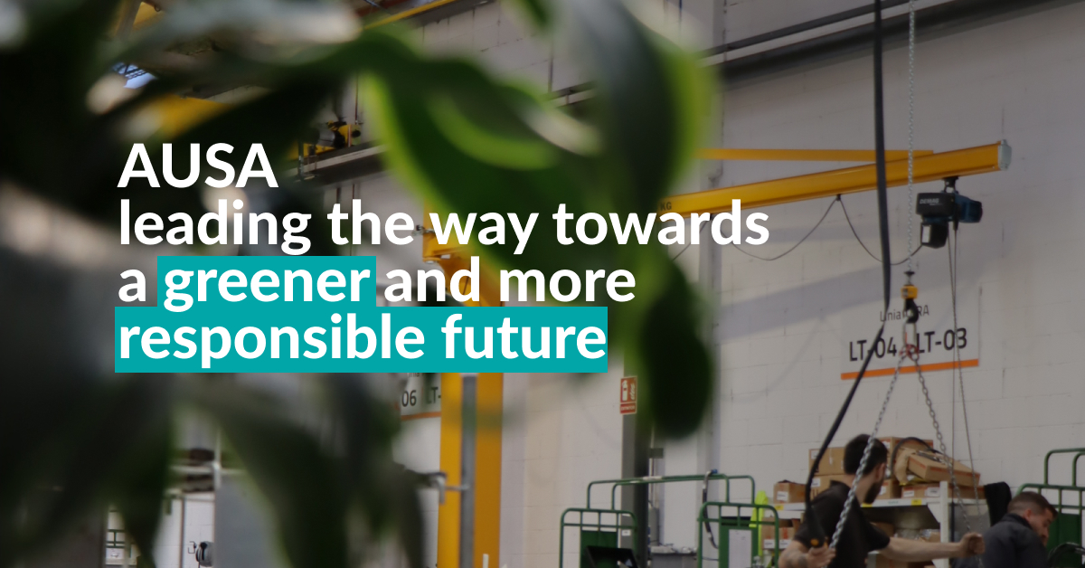 These are two of our main sustainable measures:  
🔌 Zero-emission range of #dumpers and #telehandlers
+
⚡️Over 1,200 m2 of solar panels at our headquarters

What will be our next step towards the #energytransition? Stay tuned👉bit.ly/BlogAUSA #AUSAmachinery #AUSAelectric