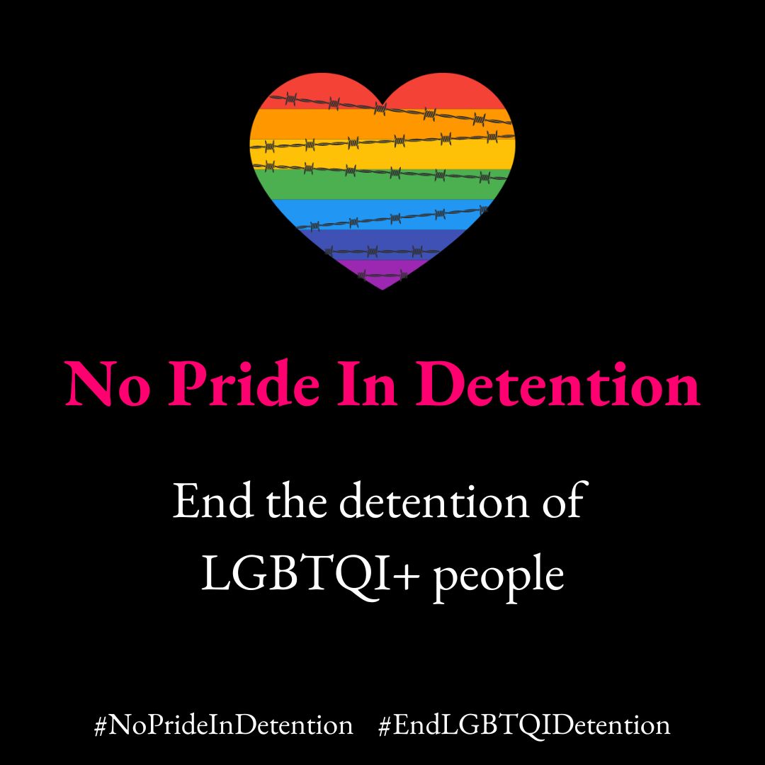 Great to have @GalopUK join our #NoPrideInDetention campaign. Thank you, together we can win this! #LGBTQ people are not safe in immigration detention. We need to #EndLGBTQIDetention. Other orgs can support us at bit.ly/3HwXprW Learn more: bit.ly/3OB5EF1