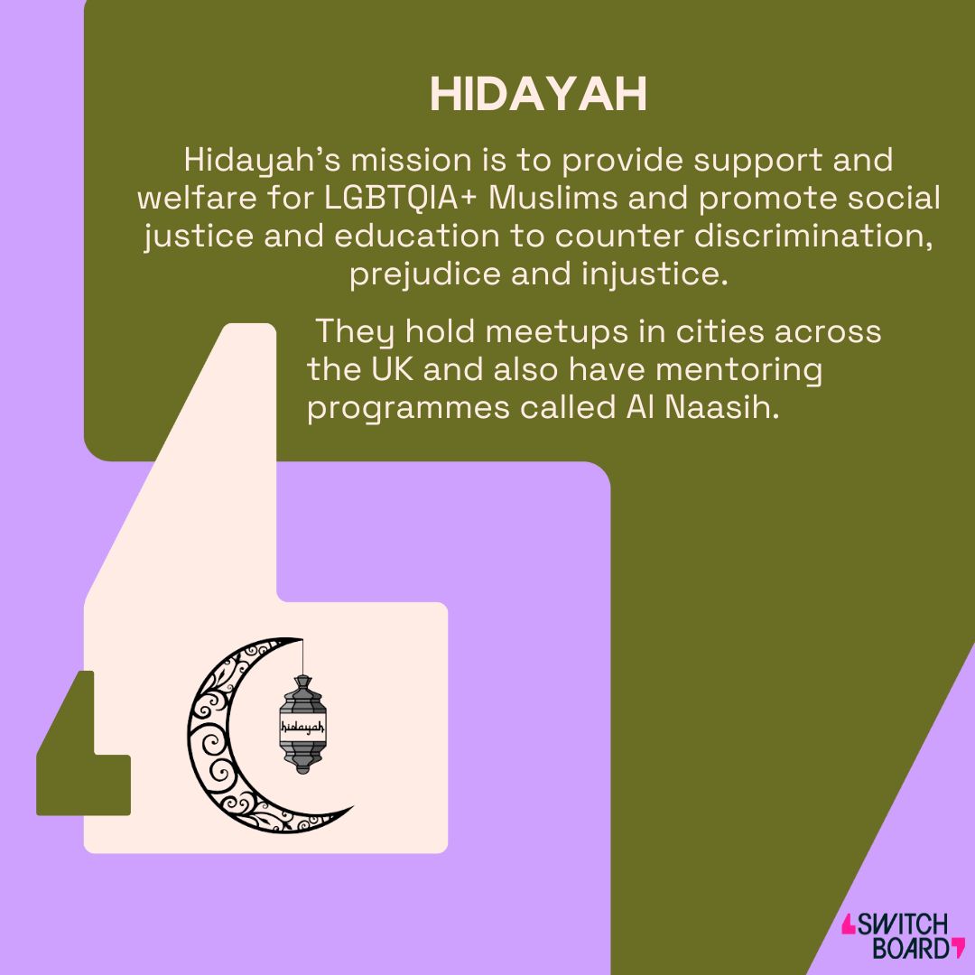 @HidayahLGBTQI mission is to provide support and welfare for LGBTQIA+ Muslims and promote social justice and education to counter discrimination, prejudice and injustice.