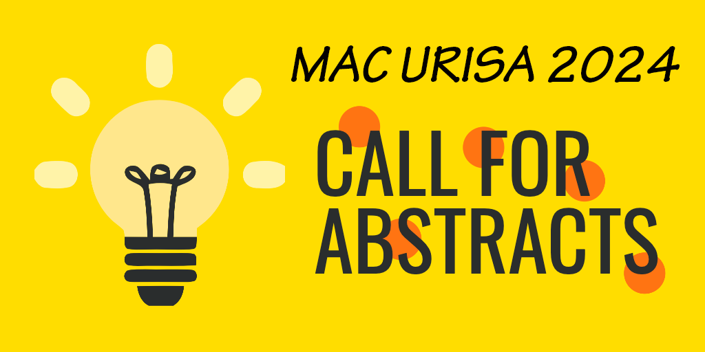 Don't forget the #macurisa2024 conference call for abstracts! 📢 What great projects have YOU been working on? We in the mid-Atlantic #GIS community want to hear all about it this October 💡 Sign up now on our new conference website! macurisa2024-urisa.hub.arcgis.com #URISA #ArcGISHub